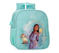 Joumma Disney Wish Dreamer Vorschulrucksack, Blau, 21 x 25 x 10 cm, Polyester, 5,25 l, blau, Talla única, Vorschulrucksack