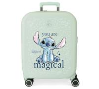 Joumma Disney You Are Magical Kabinenkoffer, Grün, 40 x 55 x 20 cm, starr, 3,22 kg, integrierter TSA-Verschluss, ABS, 3,22 kg, 37 l, Handgepäck