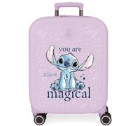 Joumma Disney You Are Magical Kabinenkoffer, Lila, 40 x 55 x 20 cm, starr, 3,22 kg, integrierter TSA-Verschluss, ABS, 3,22 kg, 37 l, Handgepäck