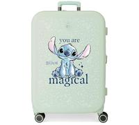 Joumma Disney You Are Magical Koffer, mittelgroß, minzgrün, 48 x 70 x 28 cm, starr, 4,32 kg, integrierter TSA-Verschluss, ABS, 4,32 kg, 79 l