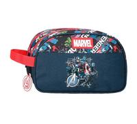 Joumma Marvel Avengers-Legendary Federmäppchen für die Schule, Kulturbeutel, ideale Größe für den Transport in Ihrem Rucksack., blau, Kulturbeutel