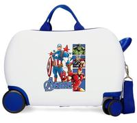 Joumma Marvel Avengers Power Squad Kinderkoffer Weiß 45x31x20 cm Hartschale ABS 24,6 l 1,76 kg 2 Doppelrollen Handgepäck