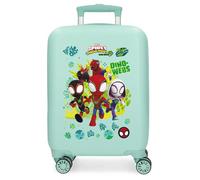 Joumma Marvel Dino-Webs Kabinenkoffer, blau, 33 x 50 x 20 cm, starr, ABS, seitlicher Kombinationsverschluss, 33 l, 2,35 kg, Handgepäck