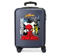 Joumma Marvel Graffity of Spiderman Kabinenkoffer, blau, 38 x 55 x 20 cm, starr, 2 kg, 2 kg, 35 l, Handgepäck