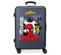 Joumma Marvel Graffity of Spiderman-Koffer, mittelgroß, blau, 46 x 65 x 23 cm, starr, 3 kg, 3 kg, 56 l