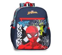 Joumma Marvel Grafity of Spiderman, lässiger Rucksack, Marineblau, 27 x 33 x 11 cm, Polyester