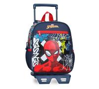 Joumma Marvel Grafity of Spiderman Rucksack für Spaziergänge, Marineblau, 23 x 28 x 10 cm, Polyester, 6,44 l