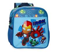 Joumma Marvel Iron Friends Kindergartenrucksack, Blau, 23 x 25 x 10 cm, Polyester, 5,75 l