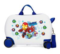 Marvel Press Iron Friends Kinderkoffer, Einheitsgröße, weiß, Eine Größe passt Allen, Kinderkoffer