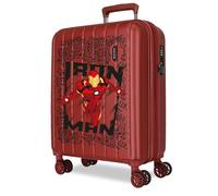Joumma Marvel Ironman Kabinenkoffer, Rot, 40 x 55 x 20 cm, starr, 2,8 kg, TSA-Verschluss, ABS, 2,8 kg, 37 l, ausziehbar, Handgepäck