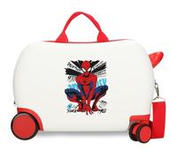 Joumma Marvel Spider-Man Urban Hero, Kinderkoffer, Weiß, 45 x 31 x 20 cm, Harter ABS-Kunststoff, 24,6 l, 1,76 kg, 2 Doppelräder, Handgepäck