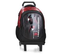 Joumma Marvel Spider Technology Rucksack mit Trolley Laptop 15,6 Zoll Schwarz 34x46x21 cm PVC 32,84L