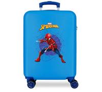Joumma Marvel Spiderman-Action-Kabinenkoffer, blau, 38 x 55 x 20 cm, starr, 2 kg, 2 kg, 35 l, Handgepäck, blau, Talla única, Kabinenkoffer