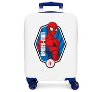 Joumma Marvel Spiderman Geo Kabinenkoffer, weiß, 33 x 50 x 20 cm, starr, 2 kg, 2 kg, 33 l, Handgepäck, weiß, Talla única, Kabinenkoffer