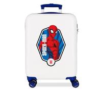Joumma Marvel Spiderman Geo Kabinenkoffer, weiß, 38 x 55 x 20 cm, starr, 2 kg, 2 kg, 35 l, Handgepäck, weiß, Talla única, Kabinenkoffer