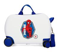 Joumma Marvel Spiderman Geo Kinderkoffer, weiß, 45 x 31 x 20 cm, starr, 1,8 kg, ABS-Seitenkombinationsverschluss, 1,8 kg, 27,9 l, Handgepäck, weiß, Talla única, Kinderkoffer