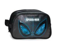Joumma Marvel Spiderman is Watching Us Zwei-Fächer Adaptierbare Kulturtasche Schwarz 26x16x11 cm PVC