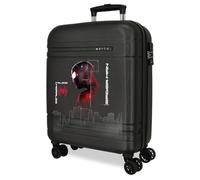Joumma Marvel Spiderman Technology Kabinenkoffer, Schwarz, 40 x 55 x 20 cm, Harter ABS-Kunststoff, TSA-Verschluss 37L, 2,8 kg, 4 Doppelräder