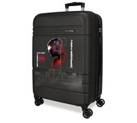 Joumma Marvel Spiderman Technology Koffer, mittelgroß, Schwarz, 48 x 68 x 27 cm, starr, 3,86 kg, TSA-Verschluss, ABS, 3,86 kg, 74 l, ausziehbar