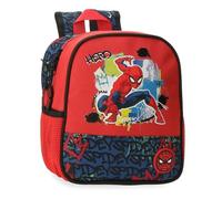 Joumma Marvel Spiderman Urban Vorschulrucksack, Rot, 23 x 25 x 10 cm, Polyester, 6,44 l, rot, Vorschule Rucksack