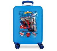 Joumma Marvel Spiderman Wall Crawler Kabinenkoffer, blau, 38 x 55 x 20 cm, starr, 2 kg, 2 kg, 35 l, Handgepäck