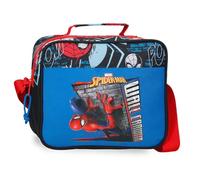 Joumma Marvel Spiderman-Wand Crawler Kulturbeutel, anpassbar, mit Umhängetasche, Schwarz, 23 x 20 x 9 cm, Polyester, 4,14 l