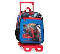 Joumma Marvel Spiderman Wall Crawler Wanderrucksack Schwarz 23x28x10 cm Polyester 6.44L