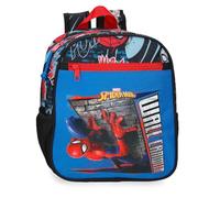 Joumma Marvel Spiderman-Wall-Rucksack, Schwarz, 23 x 28 x 10 cm, Polyester, 6,44 l