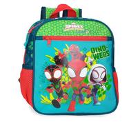 Joumma Marvel Spidey Dino-Webs Rucksack für Spaziergänge, Marineblau, 23 x 28 x 10 cm, Polyester