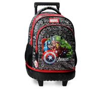 Joumma Marvel Team Avengers 2-Rad Rucksack Schwarz 32x45x21 cm PVC 30,24L