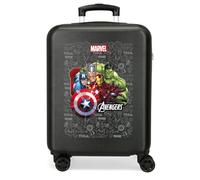 Joumma Marvel Team Avengers Kabinenkoffer, Schwarz, 38 x 55 x 20 cm, starr, 2 kg, 2 kg, 35 l, Handgepäck