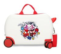Joumma Marvel Team Spidey Kinderkoffer, Weiß, 45 x 31 x 20 cm, starr, 1,8 kg, ABS-Seitenkombinationsverschluss, 1,8 kg, 27,9 l, Handgepäck, weiß, Talla única, Kinderkoffer