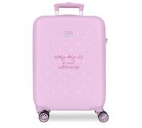 Joumma Movom New Adventure Kabinenkoffer, Violett, 38 x 55 x 20 cm, starr, 2 kg, 2 kg, 35 l, Handgepäck, dunkelviolett, Talla única, Kabinenkoffer