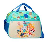 Joumma Paw Patrol Pawsome Vibes Schulrucksack, Kinderrucksack, aus Polyester, mehrere Fächer, breite und verstellbare Träger, blau, 23 cm x 25 cm x 10 cm, Rucksack 23 + Trolley