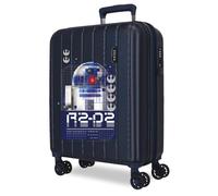 Joumma Star Wars R2D2 Kabinenkoffer, Blau, 40 x 55 x 20 cm, starr, 2,8 kg, TSA-Verschluss, ABS, 2,8 kg, 37 l, ausziehbar, Handgepäck