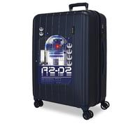 Joumma Star Wars R2D2 Koffer mittelgroß, blau, 48 x 65 x 27 cm, Hartschale, 3,5 kg, integrierter TSA-Verschluss, ABS, 3,5 kg, 72 l, erweiterbar