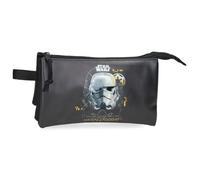 Joumma Star wars Storm Trooper Dreifaches Federmäppchen Schwarz 22x12x5 cm PVC