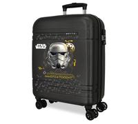 Joumma Star Wars Storm Trooper Kabinenkoffer, schwarz, 40 x 55 x 20 cm, starr, ABS-Verschluss, TSA 37L, 2,8 kg, 4 Doppelräder