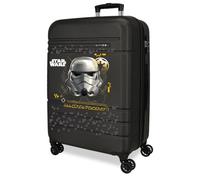 Joumma Star Wars Storm Trooper Koffer, mittelgroß, schwarz, 48 x 68 x 27 cm, starr, 3,86 kg, TSA-Verschluss, ABS, 3,86 kg, 74 l, ausziehbar