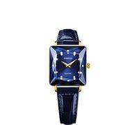 JOWISSA Blau/Gold Facet Princess Schweizer Damenuhr J8.061.M