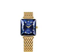 JOWISSA Blau/Gold Facet Princess Schweizer Damenuhr J8.065.M