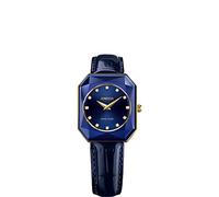 JOWISSA Blau/Gold Facet Radiant Schweizer Damenuhr J8.074.M