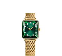 JOWISSA Grün/Gold Facet Princess Schweizer Damenuhr J8.067.M