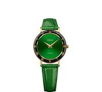 JOWISSA Grün/Gold Roma Schweizer Damenuhr J2.273.M