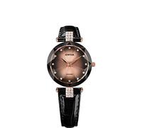 JOWISSA Rosa/Braun/Schwarz Facet Strass Schweizer Damenuhr J5.651.M