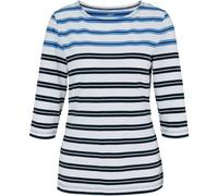 JOY sportswear - JANETTE 3/4 Arm Shirt white breeze stripes - Gr. - 42