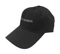 Joydivision Baseball Cap – Bandlogo – Offiziell – 100% Baumwolle – Schwarz – One Size – Unisex