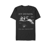 Amplified Unisex Band T-Shirt - Joy Division - Love Will Tear Us Apart, Dunkelgrau, XXL