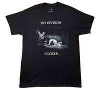 Joy Division T Shirt Classic Closer Band Logo Nue offiziell Herren Schwarz XL