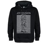 Amplified - Unknown Pleasures Joy Division Sweatshirt für Erwachsene, Unisex, Schwarz , XL